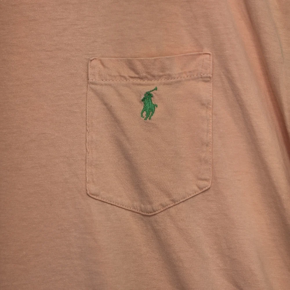 Vintage‎ Y2K Polo Ralph Lauren Men's Size XL Pocket T-Shirt Stitched Horse Logo